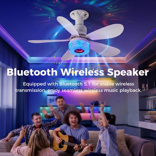 📢📢40% OFF !! ⏰3-in-1 Ceiling Fan with Light & Bluetooth Speaker 🎵 Cool Breeze, Soft Light & Smooth Music – All Day Comfort 🛋️