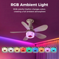 📢📢40% OFF !! ⏰3-in-1 Ceiling Fan with Light & Bluetooth Speaker 🎵 Cool Breeze, Soft Light & Smooth Music – All Day Comfort 🛋️