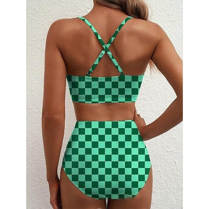 🌊💕2026 Summer Hot Sale 70% OFF👙✨Women's Floral High Waisted Tummy Control Bikini Set