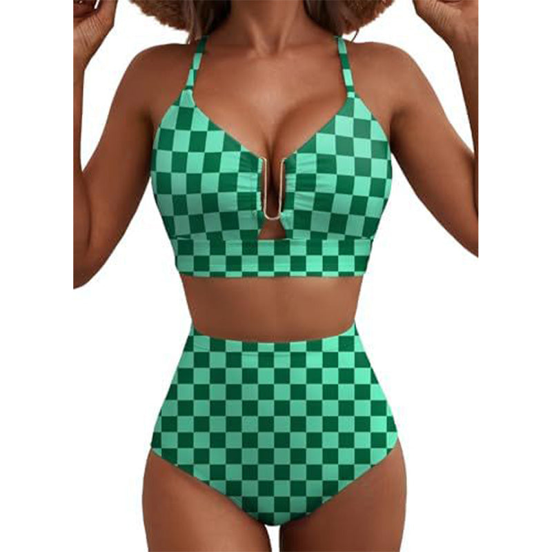 🌊💕2026 Summer Hot Sale 70% OFF👙✨Women's Floral High Waisted Tummy Control Bikini Set