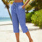 🎁2026 New Arrivals 60% OFF💥Women's Summer Plaid Capri Pants