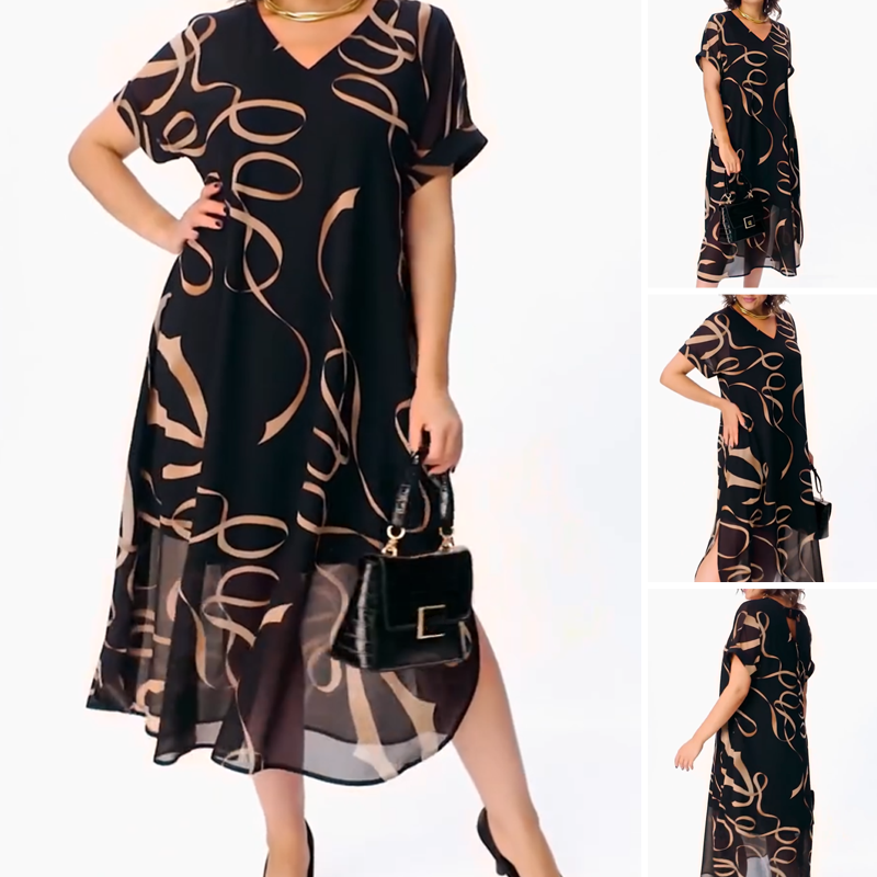 💃IMITED-TIME 70%OFF! 🌸Flowy V-Neck Midi Dress