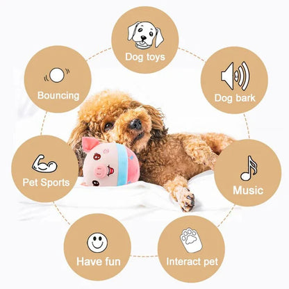 🥰Hot sale 50% OFF🎁Bouncing Piggy Interactive Dog Toy🐕