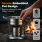 🔥 LIMITED-TIME 50% OFF! ✨ Portable Alcohol Stove Hot Pot – Cordless, Stainless Steel, for Camping 🍲