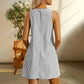 🔥Limited Hot Sale 50% OFF🎁👗Women's Casual Striped Adjustable Straps Sleeveless Romper Dress