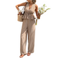 🏖️Limited Time Sale 50% OFF!🌞Women's Striped Tie-Waist Co-ord Set – Sleeveless Blouse & Wide-Leg Trousers 💫🌿  Vintage Boho Style • Casual Commuter Wear • Lightweight & Flowy💃