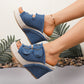 🎁2026 New Arrivals 50% OFF💥Women's Casual Denim Platform Slide Sandals