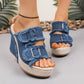 🎁2026 New Arrivals 50% OFF💥Women's Casual Denim Platform Slide Sandals
