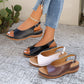 ⏳LAST DAY SALE ONLY ￡11.99!!🔥🔥Women’s Vintage Peep-Toe Comfort Sandals