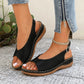 ⏳LAST DAY SALE ONLY ￡11.99!!🔥🔥Women’s Vintage Peep-Toe Comfort Sandals