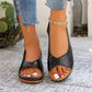 ⏳LAST DAY SALE ONLY ￡11.99!!🔥🔥Women’s Vintage Peep-Toe Comfort Sandals