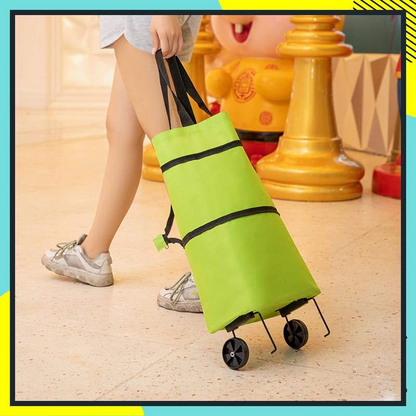 🔥Limited Offer ￡9.99!!⚡50K+ SOLD!🛍️2-in-1 Convertible shopping tote – hides wheels, holds 20kg, expands with zipper!