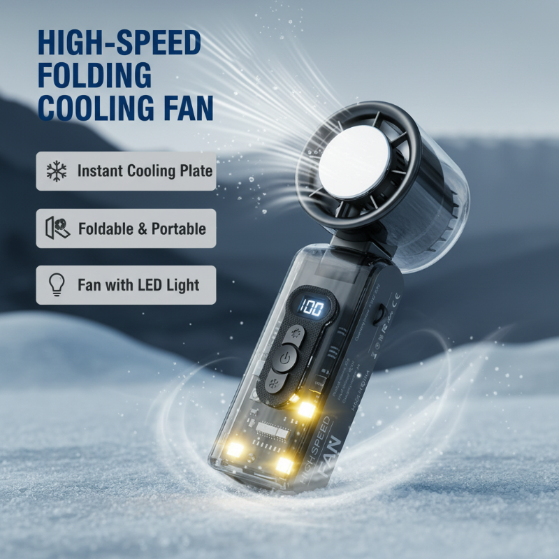 ⏳LAST DAY SALE ONLY￡13.99!!❄️IceCool™ 🇬🇧 3-in-1 Handheld Fan – 100 Speeds & 13,000 RPM Turbo Breeze ❄️ | Built-in LED Torch + SOS Mode 🔦 | 1800mAh Battery | Foldable, Transparent & Perfect for UK Festivals, Commutes & Heatwaves ☀️🇬🇧