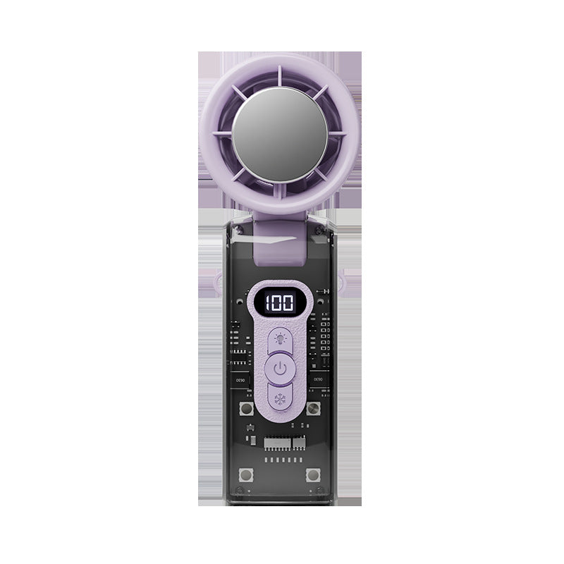 ⏳LAST DAY SALE ONLY￡13.99!!❄️IceCool™ 🇬🇧 3-in-1 Handheld Fan – 100 Speeds & 13,000 RPM Turbo Breeze ❄️ | Built-in LED Torch + SOS Mode 🔦 | 1800mAh Battery | Foldable, Transparent & Perfect for UK Festivals, Commutes & Heatwaves ☀️🇬🇧