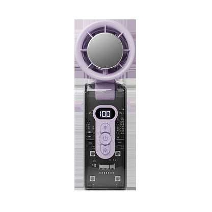 ⏳LAST DAY SALE ONLY￡13.99!!❄️IceCool™ 🇬🇧 3-in-1 Handheld Fan – 100 Speeds & 13,000 RPM Turbo Breeze ❄️ | Built-in LED Torch + SOS Mode 🔦 | 1800mAh Battery | Foldable, Transparent & Perfect for UK Festivals, Commutes & Heatwaves ☀️🇬🇧