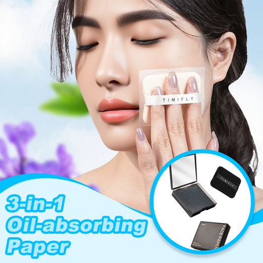 🥳2026 HOT SALE🥳💞50K+ SOLD!🌸✨ 50% OFF! 3‑in‑1 Oil‑Absorbing Paper – Blot, powder & mirror in one. Instant matte finish, no mess. Pocket‑sized summer essential! 💄💨