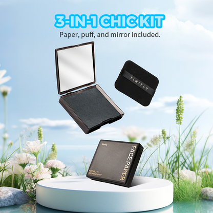 🥳2026 HOT SALE🥳💞50K+ SOLD!🌸✨ 50% OFF! 3‑in‑1 Oil‑Absorbing Paper – Blot, powder & mirror in one. Instant matte finish, no mess. Pocket‑sized summer essential! 💄💨