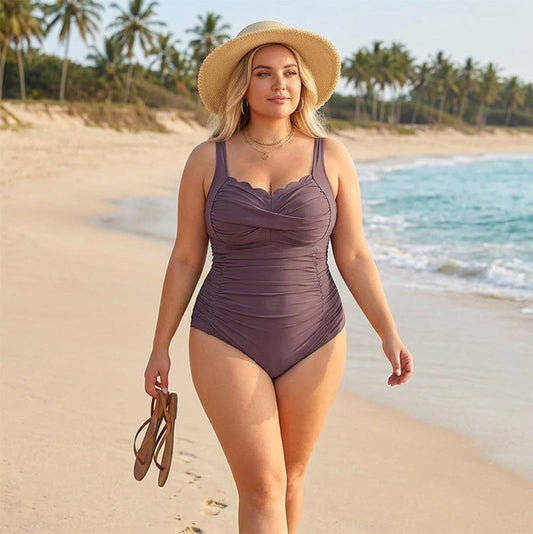 🌊💕2026 Summer Hot Sale 70% OFF👙✨Women's Classic Plus-Size One-Piece Swimsuit
