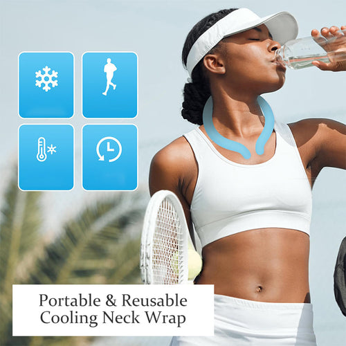 🥳2026 HOT SALE🥳💞50K+ SOLD!🧊🌿 50% OFF! Reusable Cooling Neck Wrap – PCM tech, 18℃ constant cool. No sweat, no drip. Freeze 15‑30 mins, stay cool for hours. A summer must! ☀️✨