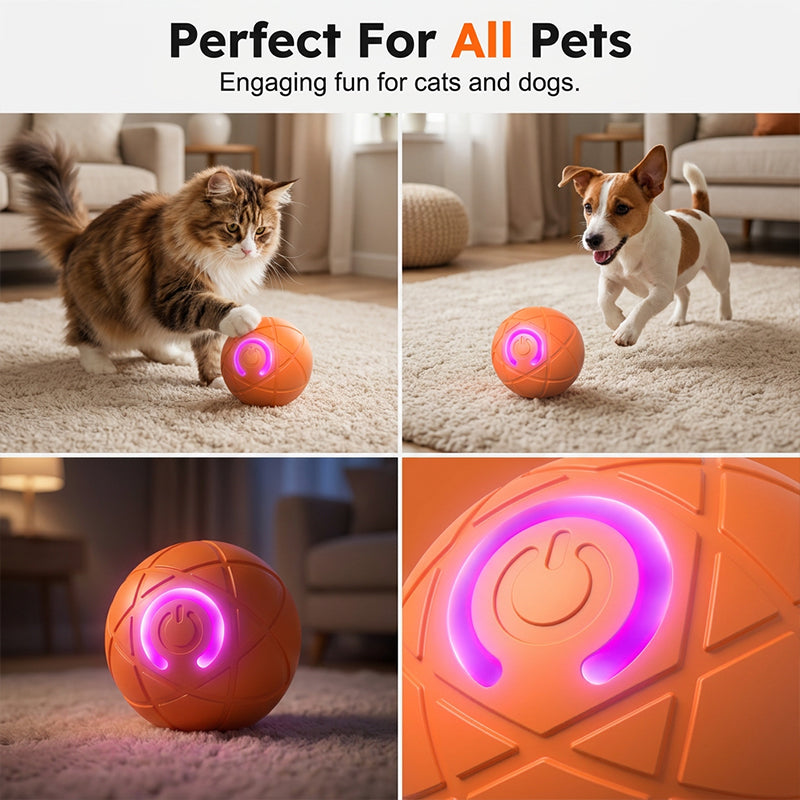 🐾 50% OFF NOW! ⏰Auto Bouncing Smart Pet Ball