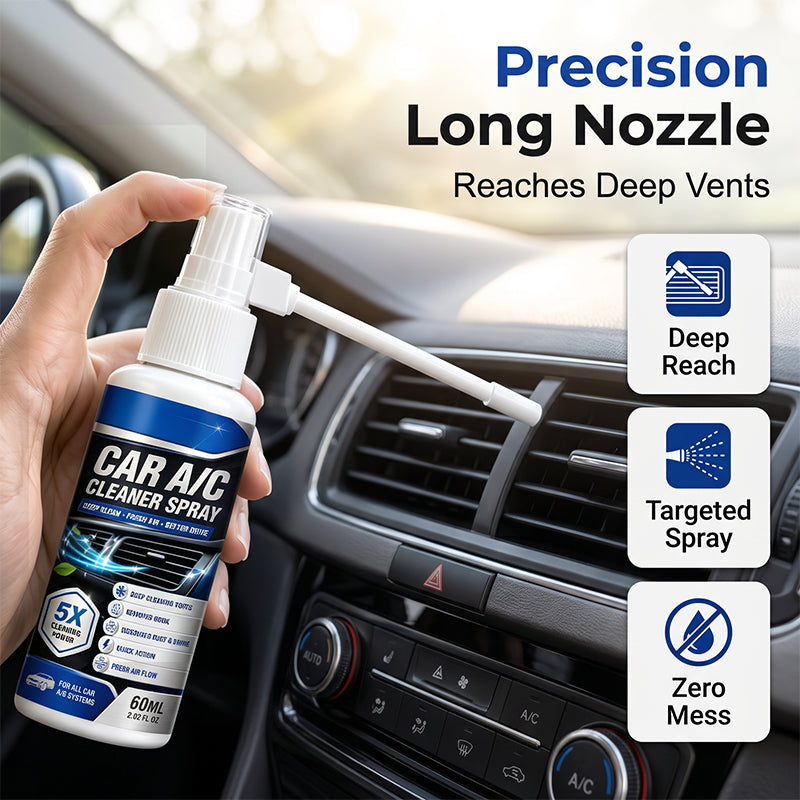 🔥Car A/C Vent Odor Remover & Cleaning Spray⏳ Deep Clean & Eliminate Car Air Vent Bad Odors✨