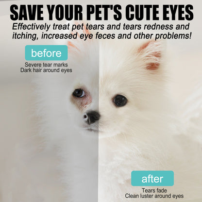 ⏳LAST DAY SALE ONLY ￡6.99!!🐱🐶Pet Eye Cleaner & Drops – Gentle pH‑balanced formula, safe for dogs & cats. Soothes redness, removes tear stains & daily dirt. No peroxide! 🌿💧