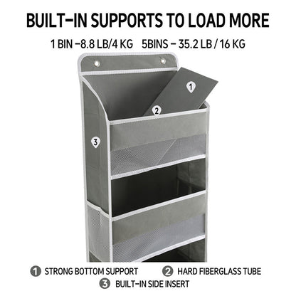 ⏰🔥LIMITED TIME 49% OFF! 💖5-Tier Large-Capacity Hanging Organizer