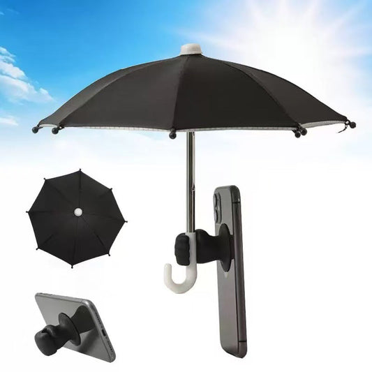 ⏳LAST DAY SALE ONLY ￡7.99!!🔥NiqueAura™ SunShade Phone Umbrella 🌞📱  Universal Adjustable Stand with Strong Suction Cup –  Blocks Glare & UV Rays for Outdoor Screen Viewing 🇬🇧☀️